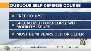 Self-defense course for people with mobility issues