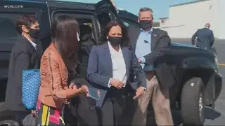 Sen. Kamala Harris stumps for Biden in Charlotte