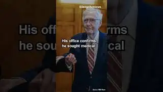 Sen  Mitch McConnell Hospitalized with Flu like Symptoms #news