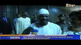 Sen. Urhoghide assures Edo South of Quality and effective representative