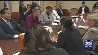 Sen. Warren discusses housing legislation during roundtable event in Springfield