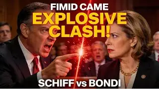 Senate Erupts After Adam Schiff Confronts Pam Bondi Over Corruption