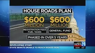 Senate short votes for road plan with fee, tax hikes