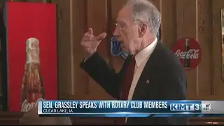 Senator Grassley Visits Clear Lake