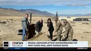 Senator Jacky Rosen, Congressman Mark Amodei broke ground on first Small Arms Training Range