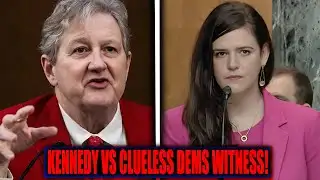 Senator Kennedy Shuts Down Democratic Witness With Relentless Questioning in Congress