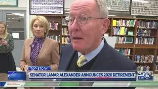 Senator Lamar Alexander announces 2020 retirement