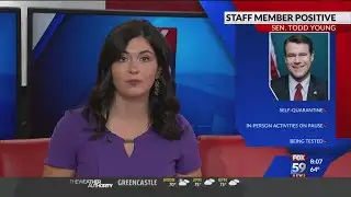 Senator Todd Young quarantined