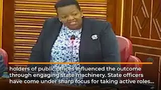 Senator Veronicah Maina defends DP Kindiki’s active role in by-elections.