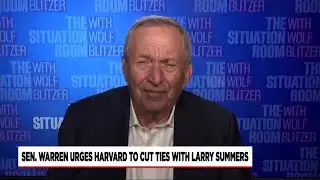 Senator Warren urges Harvard University to cut ties with Larry Summers