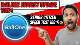 Senior Citizen Ticket Booking Fast? 🤯 | RailOne Speed Test 2026