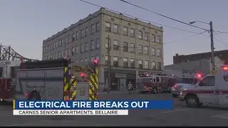 Senior living center evacuated after electrical fire