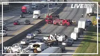 Serious crash shuts down I-85 south in Concord, NC
