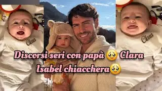 Serious talks with dad 🥹 Clara Isabel Moser❤️