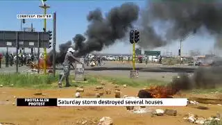 Service delivery protest in Protea Glen