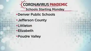 Several Denver Metro Area Schools Start Class On Monday