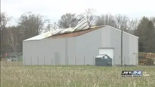 Severe storm leaves damage in its wake