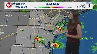 Severe storms bring damaging hail to the Coastal Bend