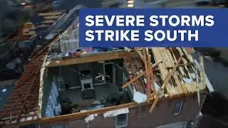 Severe Storms Leave Extensive Damage In South On March 30