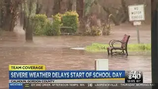 Severe weather delays start of school day