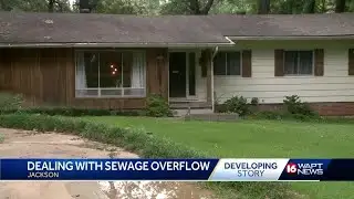 Sewage overflow in Jackson home