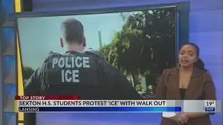 Sexton High School students protest ICE with walkout