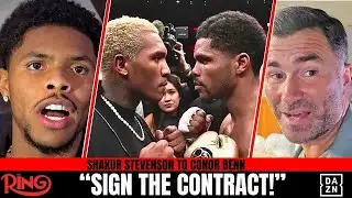 Shakur Stevenson to Conor Benn: SIGN THE CONTRACT – Boxing Beef Explodes
