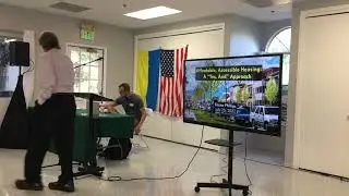 Shane Phillips, speaking on affordable housing July 25 2022