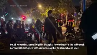 Shanghai Protesters Call for Change at Vigil