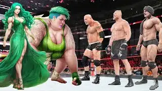 She Hulk Sumo Girl vs Brock Lesnar Goldberg Dara Singh Match
