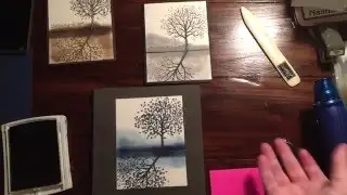 Sheltering Tree Shadow Stamping, Stampin