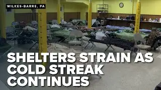 Shelters strain as winter cold streak continues