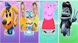 Sherif labrador vs Vlad and Niki vs Peppa pig vs Crazy frog