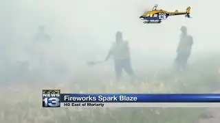 Sheriff: Fireworks spark Torrance County grass fire