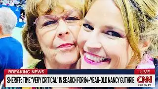 SHERIFF: TIME “VERY CRITICAL” IN SEARCH FOR 84-YEAR-OLD NANCY GUTHRIE