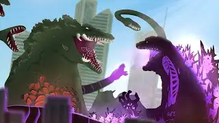 Shin Godzilla VS Biollante | Stick Nodes Animation