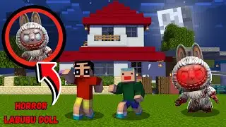 SHINCHAN Found HORROR LABUBU Doll In Minecraft 😨😱