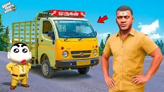 Shinchan & Franklin Become a Tata Ace Drive in Gta 5 