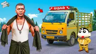 Shinchan & Franklin Become a Tata Ace Driver Day two in Gta 5 