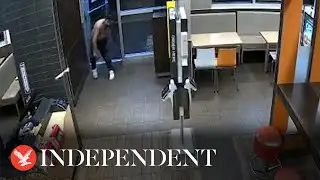 Shirtless Florida man demanding refund throws rocks inside McDonald