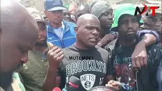 SHOCK AS UMOJA 2 TRADERS PROTESTING AGAINST MARKET GRABBING EXPOSE POLICE FOR USING LIVE BULLETS!!