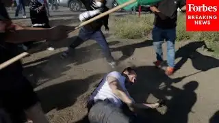 SHOCK VIDEO: Protesters Confront And Attack Pro-ICE Supporter In Camarillo, California