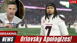 Shocking! Dan Orlovsky Apologizes to CJ Stroud🔴 LIVE BREAKING NEWS