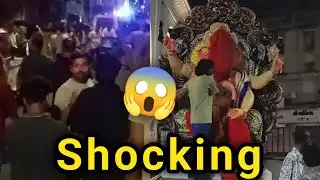 Shocking! "EGGS THROWN" at Ganesh Idol in Vadodara 😱| News 