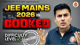 Shocking JEE 2026 Update ☠️ Difficulty & Registration for JEE Mains Breaks Records😢 | Shreyas sir