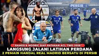 SHOCKING! LUCA MODRIC & SERGIO RAMOS TRAIN WITH PERSIB, THE REAL MADRID LEGENDARY DUO