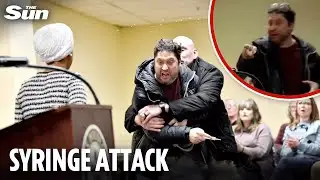 Shocking moment man attacks Minnesota congresswoman with 