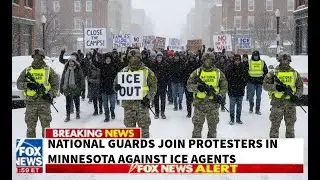 SHOCKING! National Guards JOIN Protesters in Minnesota to PROTEST Against ICE Shooting!