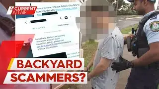 Shockingly simple set-up discovered after alleged scammer arrest | A Current Affair