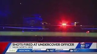 Shots fired at undercover IMPD officer overnight